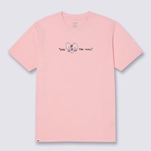 [반스]아티스트 컬렉션 Vans X Riroo 반소매 티셔츠 핑크 VN000QF6EGP1