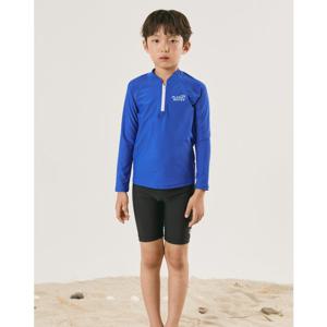 [아레나] 플레닛 남아 레저 반집업 래쉬가드 세트 A4BB1BS01BLU