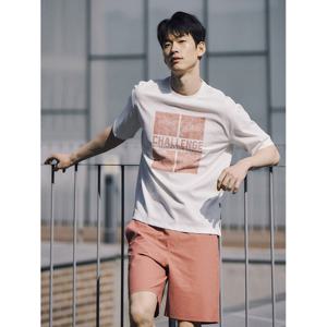 [폴햄] 남 쿨텐션 라운드넥 그래픽 반팔티 PHF2TS1750