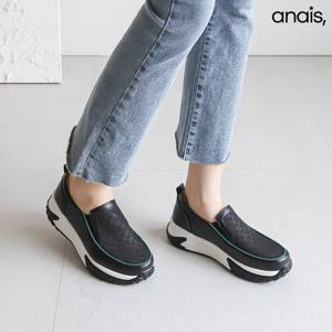 [아나이스] 망사 펀칭 통굽 슬립온 4cm_25S298 [무료배송]