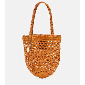 끌로에 Summer Banana 스몰 라피아 쇼퍼 백 P01039821