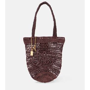 끌로에 Summer Banana 스몰 라피아 토트 백 P01039059