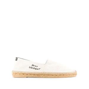 생로랑 로고 자수 캔버스 에스파드류 1758356