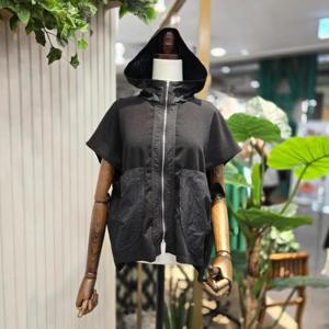 스테파니 HC05 앞포켓배색후드조끼 A25JK5218