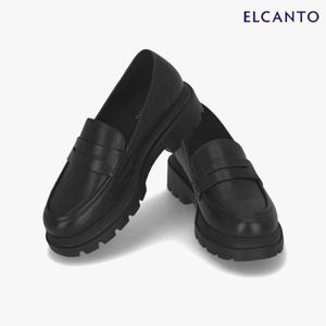 엘칸토  (LCWD18U439) 여성 소가죽 청키 페니로퍼 5cm