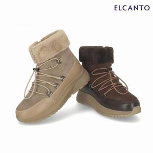 엘칸토  (LCWA39U44C) 여성 소가죽 문부츠 방한화 4cm