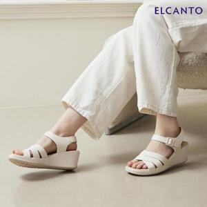 엘칸토  (LCWW20U426) 여성 초경량 데일리 웨지 샌들 6cm