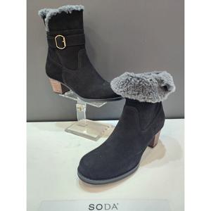 [소다][소다] FLB211 GN10 소다 SODA 여성 앵클 부츠 (여성 털부
