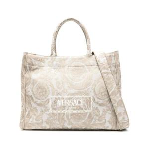 25 FW 베르사체 바로코 라지 아테나 자카드 토트 백 10115621A09741 TP432480982