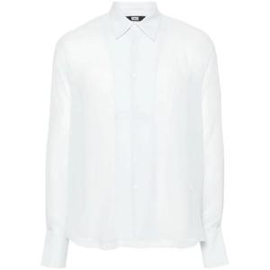 25 FW GCDS 로고 자수 실크 셔츠 A1CM2400TC7 TP432246586