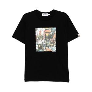 25 FW A BATHING APE 베이프 플라이어 프린트 티셔츠 001CSK701005M TP432383171