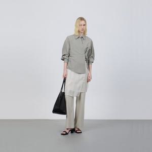 [쥬크]더블 버튼 언발 나일론 셔츠 (Z252MSC006)