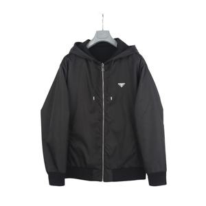 (명품) 프라다 UJL41B 리버서블 코튼 플리스 및