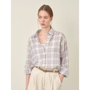 [르샵]데일리 루즈핏 체크 패턴 긴팔 셔츠 (DP2BA031A)