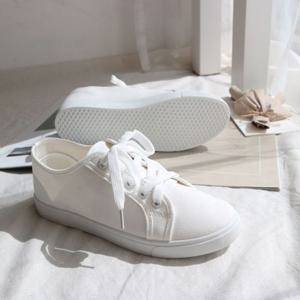 초깔끔한 기본스타일 캔버스 데일리 스니커즈 운동화