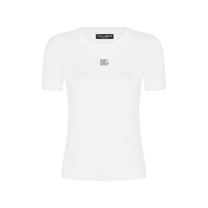 돌체앤가바나 반팔 티셔츠 F8N08ZG7B3U W0800 White