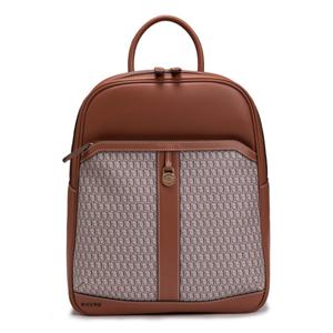 [에스콰이아]25SS 신상 뉴 클래식 로고 패턴 모카무스 정장 캐주얼 여성 백팩 ECESHB666BR