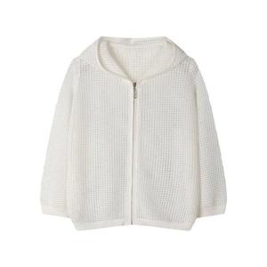 [요하넥스]메쉬 니트 후드 집업 J5B5N301