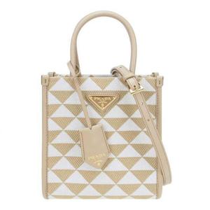 (명품) 프라다 심볼 자수 패브릭 미니 백 1BA355