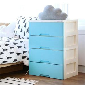 아트박스/보노하우스 모던플러스 서랍장 블루 4단