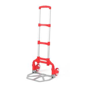 아트박스/위드마켓 풀로드 2단 접이식 핸드카트(레드)