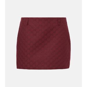 구찌 GG 캔버스 코튼 블렌드 미니스커트  P01016456