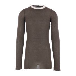 릭오웬스 엑스트라 롱 리브드 저지 크루넥 티셔츠 RU02E1250 RC