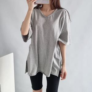 나야홍 / 아이우먼 빈티지컷워싱20수반팔티 NSP099M506 빅사이