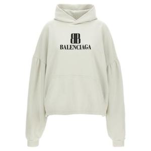 발렌시아가 후드 티셔츠 818433TSVO39012 Gray