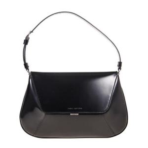 Amina Muaddi Ami 폴드오버 숄더백 10B344757AMI BLACKSILVER TP943354967