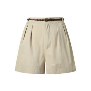 [르샵]데일리 핀턱 벨티드 코튼 숏 팬츠 (DP2TA017A)