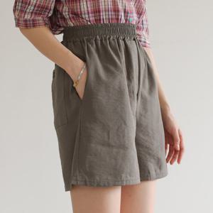 나야홍 / 아이우먼 클라우디밴딩쇼츠팬츠 LYU750M506 빅사이즈