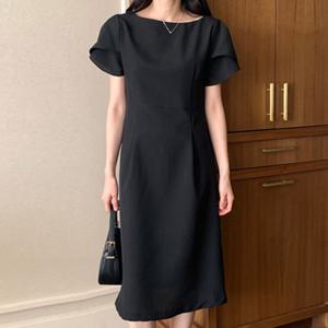 나야홍 / 아이우먼 샤샤볼륨소매하객원피스 DDU724M506 빅사이