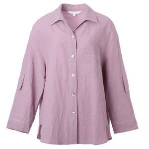 [요하넥스]롤업소매마혼방블라우스(J4B5B10)