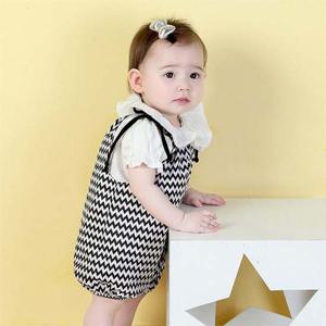 지그재그 썸머룸퍼300074 아기외출복 백일아기옷 아기룸퍼 6개월아기옷 아기롬퍼 돌아기옷 신생아외출복 베이비롬퍼