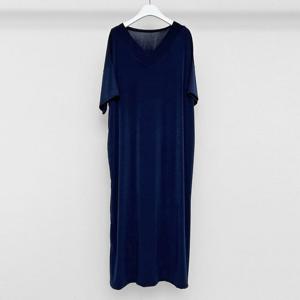 나야홍 / 아이우먼 찰랑브이쿨반팔원피스 GLO325M506 빅사이즈