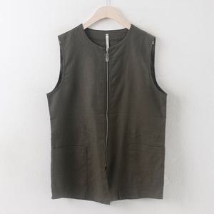 나야홍 / 아이우먼 집업포켓조끼 MN0336M507 빅사이즈