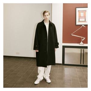 [파렌하이트]울 혼방 오버핏 발마칸 롱코트 (FHLAX7359)