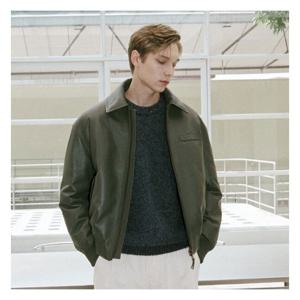 [파렌하이트]램스킨 구스다운 숏 가죽 점퍼 (FHGDX9305)