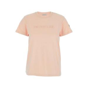 몽클레어 몽클레어 핑크 반팔 티셔츠 2123974