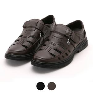 [파파브로] 남성 가죽 스트랩 샌들 WW-SE-HD8001