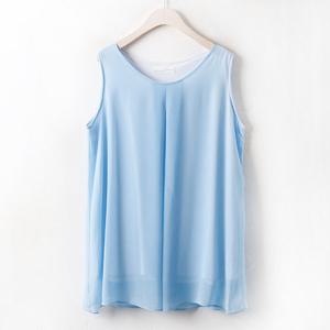 나야홍 / 아이우먼 민소매셔링블라우스 IR1947M506 빅사이즈