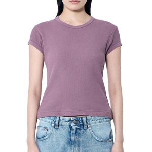 25 FW 클리어 로고 패치 써말 와플 티셔츠 퍼플 CL0332 ADB