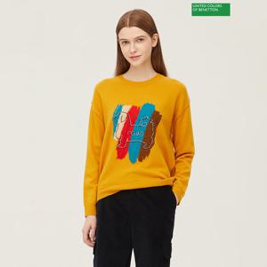 베네통 강아지 자수 니트 BAKP64361_MS