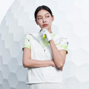 JDX HC06 여성 드랍 숄더 메쉬 베스트(X1WVW6152WH) X1WVW6152