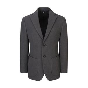 [지이크]멜란지 슬림핏 캐주얼 셋업 자켓 그레이 (PHEAH4005)