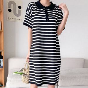 나야홍 / 아이우먼 카라라인미듐니트원피스 ARU434M507 빅사이