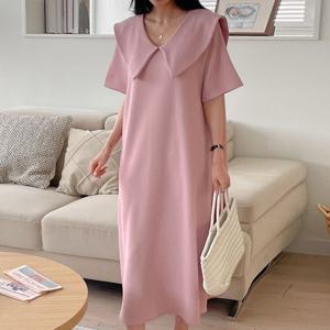 나야홍 / 아이우먼 츄브이세라카라롱원피스 ARU239M507 빅사이