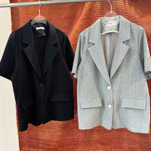 나야홍 / 빅사이즈여름재킷 U812L507 무드카라오버핏자켓 YP