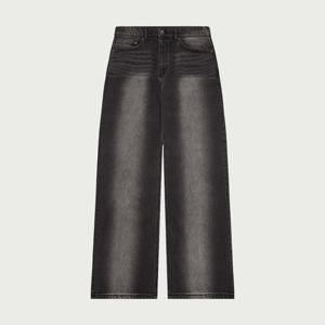 [행텐][행텐] 남성 히든밴딩 슈퍼와이드 데님팬츠_165(10530-055